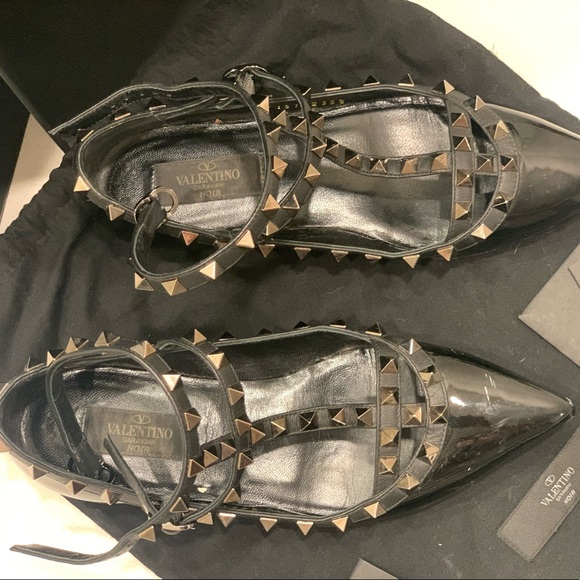 Valentino Noir rockstud ballet flat - Picture 10 of 10